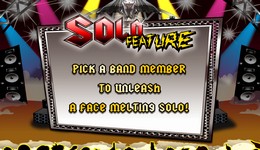 Vous acc&eacute;dez au jeu bonus "Solo d'une Rock Star".