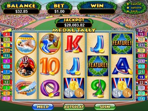 Jeu casino RTG Medal Tally