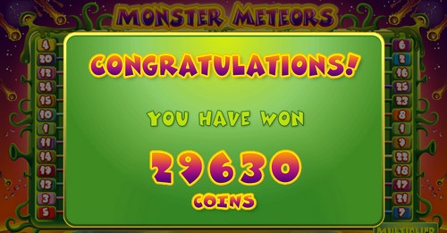Gain de 29630 pi&egrave;ces au Jeu bonus !