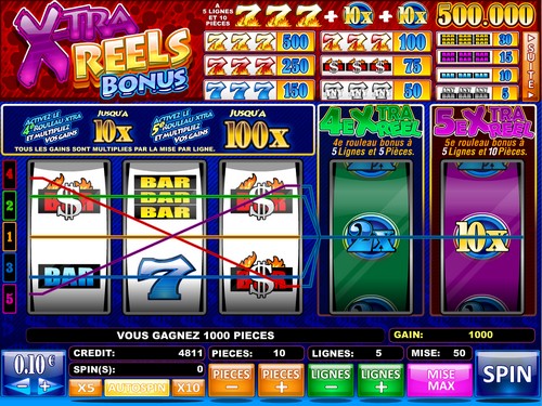 Gain Casino770 - Machine &agrave; sous Xtra Bonus Reels