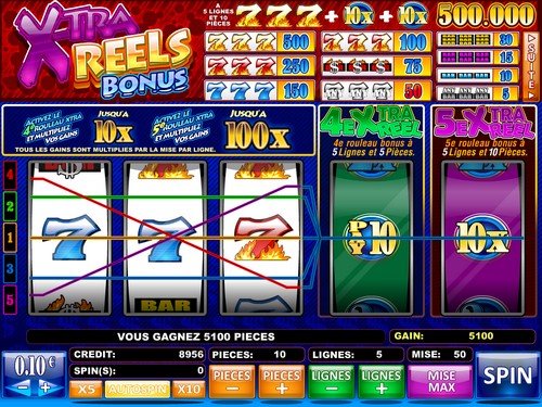 Gain Casino770 - Machine &agrave; sous Xtra Bonus Reels